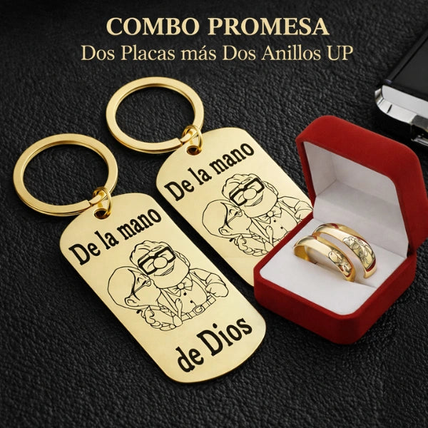 👩‍❤️‍👨Combo de Promesa para Parejas ™¡Símbolo de amor!🎁