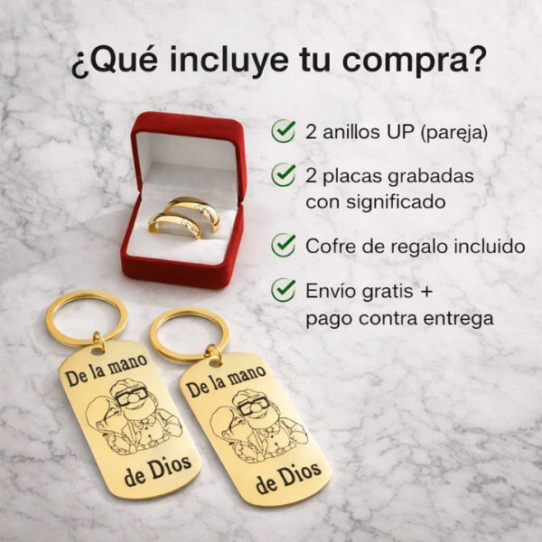 👩‍❤️‍👨Combo de Promesa para Parejas ™¡Símbolo de amor!🎁