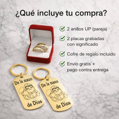 👩‍❤️‍👨Combo de Promesa para Parejas ™¡Símbolo de amor!🎁